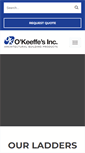 Mobile Screenshot of okeeffes.com